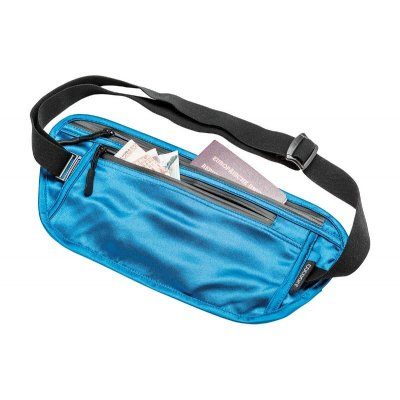 COCOON  Secret Waist Silk Wallet Bleu 