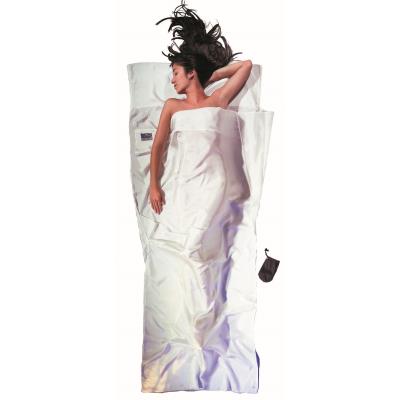 COCOON  Silk Economy Line Travel Bed Sheet Blanc 210 x 88 cm
