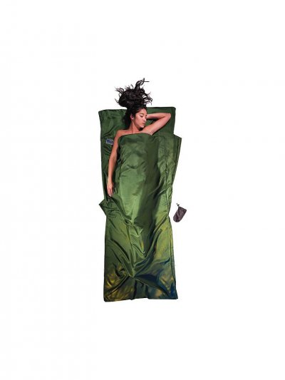COCOON  Silk Travel Sheet Vert 220 x 90 cm