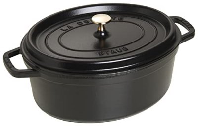 STAUB Cocotte en fonte  Ovale 41 cm Noir - 1104125