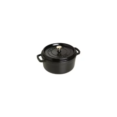 STAUB Cocotte en fonte  Ronde 24 cm Noir - 1102425