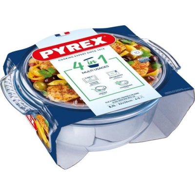 PYREX Cocotte ronde classic 3,75 l -  - Transparent - Verre