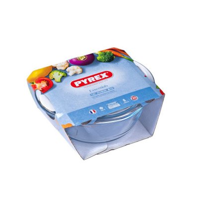 PYREX Cocotte ronde essentials 21 x 18 cm -  - Transparent - Verre
