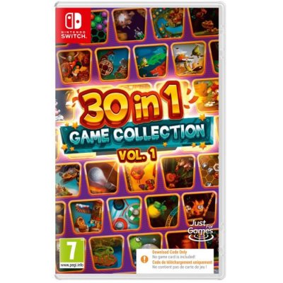 JUST FOR GAMES Code de t&eacute;l&eacute;chargement 30 in 1 Game Collection Vol. 1 Nintendo Switch 