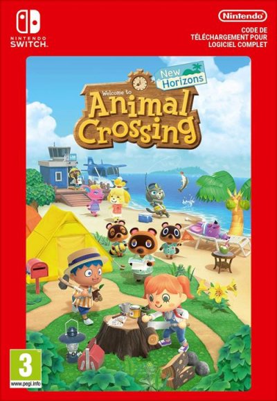 NINTENDO Code de t&eacute;l&eacute;chargement Animal Crossing New Horizons  Switch