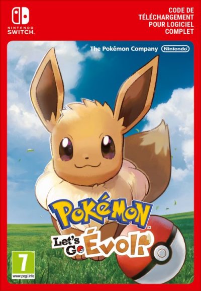 NINTENDO Code de t&eacute;l&eacute;chargement Pok&eacute;mon Let's Go, &Eacute;voli !  Switch