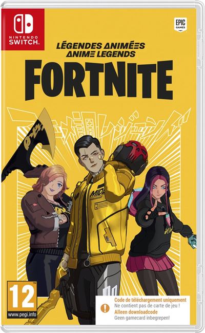[JUST FOR GAMES] Code in a Box Fortnite L&eacute;gendes Anim&eacute;es Nintendo Switch 