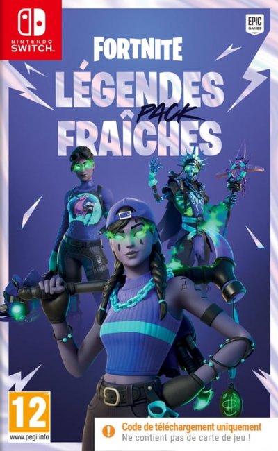 EPIC GAMES Code in a Box Fortnite Pack L&eacute;gendes fra&icirc;ches Nintendo Switch 