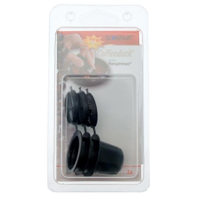 SCANPART Coffeeduck Capsules Nespresso rechargeable pour Nespresso, 3 pi&egrave;ces