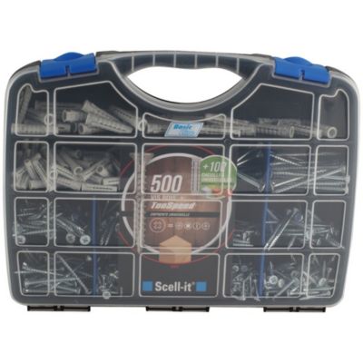 SCELL IT Coffre 500 vis TooSpeed avec 100 chevilles quadruple expansion