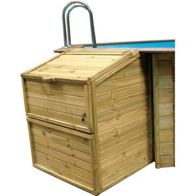 SUNBAY Coffre de filtration piscine hauteur 1,19 m - Gr&eacute; 