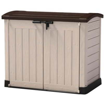 KETER Coffre de jardin Store it out arc  marron beige, 1200 l
