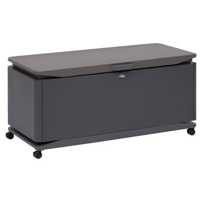 HESPERIDE Coffre de rangement ext&eacute;rieur Alumia 450l graphite Hesp&eacute;ride