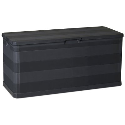 TOOMAX Coffre De Rangement  - 280 L - Noir - Finition bois