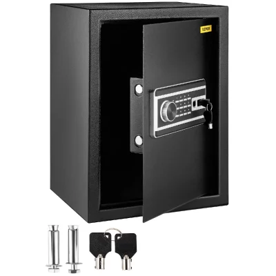 VEVOR Coffre-fort biom&eacute;trique 60 L -  - Empreinte digitale & combinaison num&eacute;rique - Acier Q235