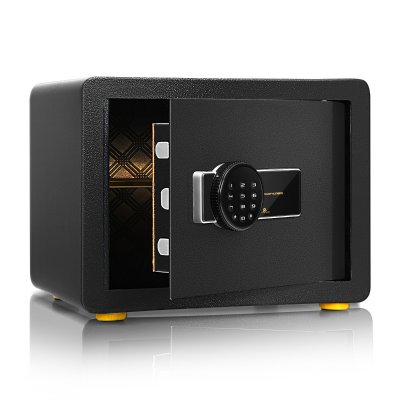 COSTWAY Coffre-fort de S&eacute;curit&eacute; &Eacute;lectronique avec Clavier Num&eacute;rique 2 Cl&eacute;s Syst&egrave;me d'Alarme 40 x 30 x 31 CM