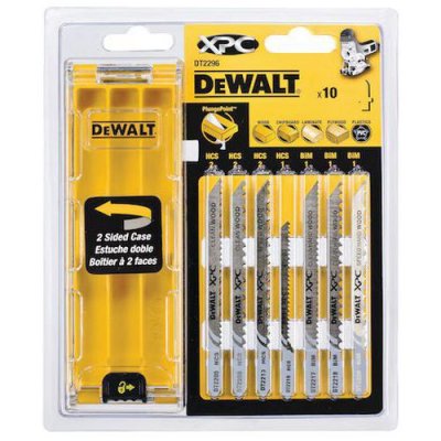DEWALT Coffret 10 lames xpc  bo&icirc;te de rangement - DT2296
