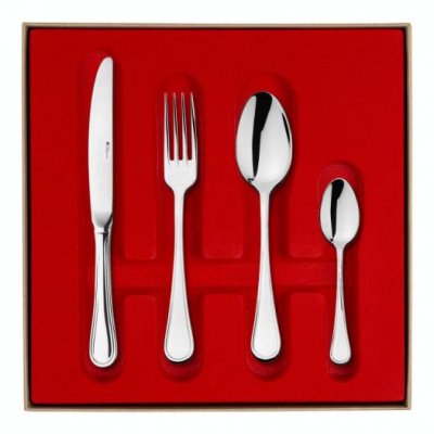 GUY DEGRENNE Coffret 24 pi&egrave;ces - Confidence (couverts acier) par 