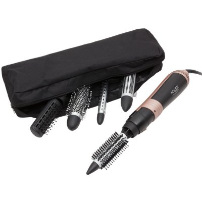 ADLER Coffret 6 brosses interchangeables 1200W - Poign&eacute;e caoutchout&eacute;e - AD2022