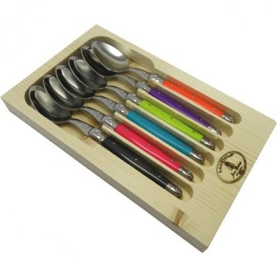 LAGUIOLE Coffret 6 cuilleres cafe tonic mix dubost colas pradel loo60301ton