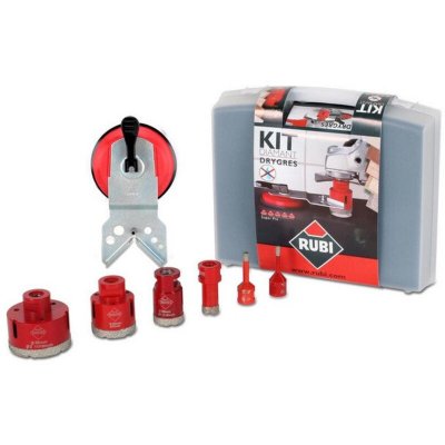 RUBI Coffret 6 Tr&eacute;pans Diamant DRY GRES 