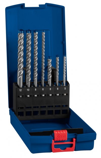 BOSCH Coffret 7 Forets Beton Sds Plus 7x Expert 5/6/6/8/8/10/12mm