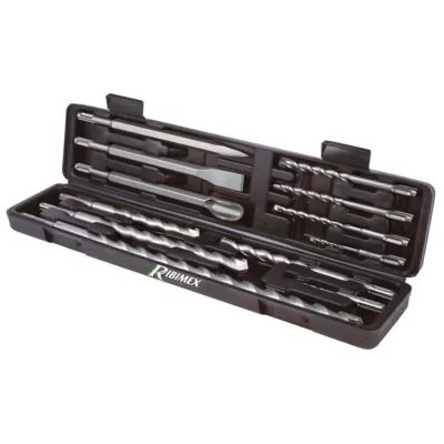 RIBITECH Coffret 9 foret SDS 3 burins pointerolles