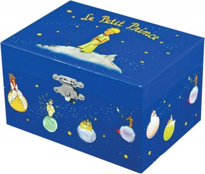 TROUSSELIER Coffret &agrave; bijoux musical le petit prince phosphorescent