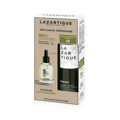 LAZARTIGUE Coffret Anti-chute Stronger + Shampoing Fortify
