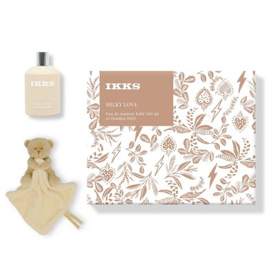 Coffret Baby ''Milky Love'' - Doudou + Eau de Senteur -100ml IKKS Parfum