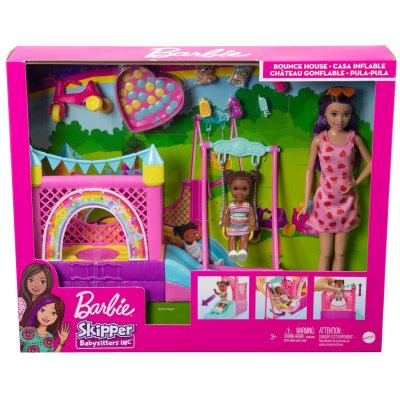 MATTEL Coffret Barbie Babysitter Ch&acirc;teau Gonflable Barbie - Le Coffret Barbie