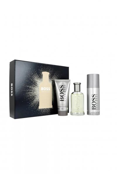 Coffret Boss Bottled - eau de toilette + gel douche + d&eacute;odorant spray