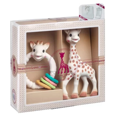 VULLI Coffret cadeau Sophie la girafe  et son anneau de dentition