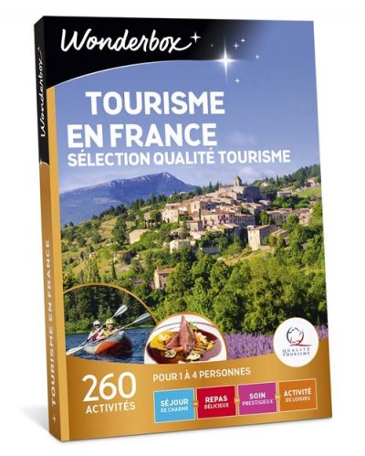 WONDERBOX Coffret cadeau  Tourisme En France - S&eacute;lection Tourisme