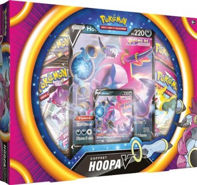 POKEMON Coffret cartes &agrave; collectionner Pok&eacute;mon Hoopa V Novembre 2021 
