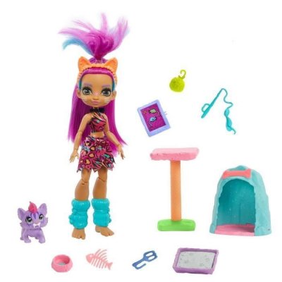 CAVECLUB Coffret Cave Club Histoire Des Cavernes Roaralai et B&eacute;b&eacute; Tigre