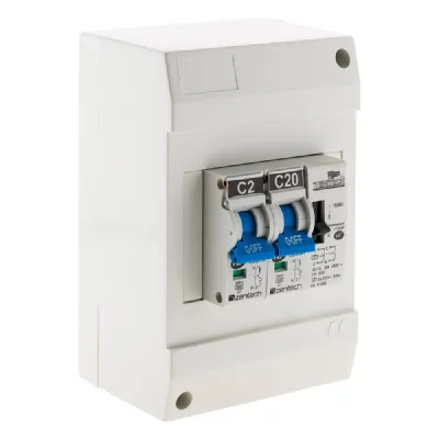 ZENITECH Coffret chauffe-eau + 1 disj. 2A+ 1 disj. 20A + 1 contacteur Jour/Nuit -