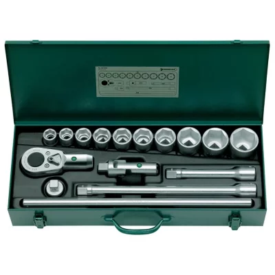 STAHLWILLE Coffret cl&eacute; + douilles 16 pi&egrave;ces  96050104 m&eacute;trique 3/4"""" (20 mm)