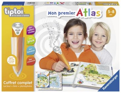 RAVE Coffret complet Tiptoi - Lecteur interactif Atlas