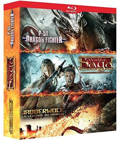 Coffret Cr&eacute;atures Dragons 3 films Blu-Ray