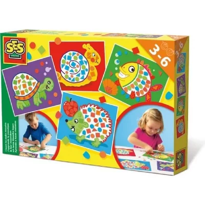 SES CREATIVE Coffret d'apprentissage j'apprends la mosa&iuml;que SES8710341148270