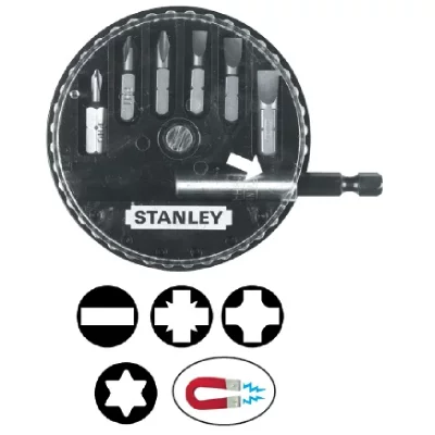 STANLEY Coffret d'embouts de vissage  - Jeu de 7 pi&egrave;ces - 1-68-737