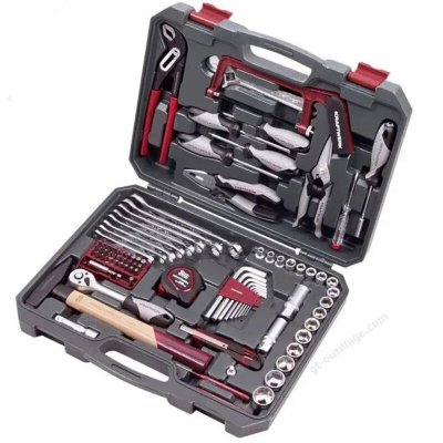KRAFTWERK Coffret d'outils basic line 3/8  - 90 pi&egrave;ces - 204. 104. 100