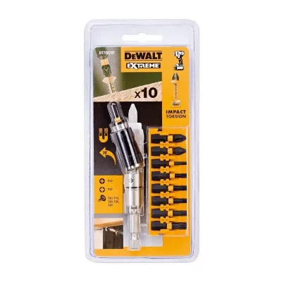 DEWALT Coffret de 10 pi&egrave;ces  DT70518T-QZ avec porte-embout pivotant