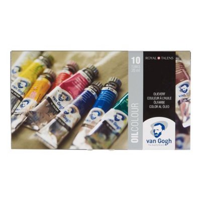 TALENS Coffret De 10 Tubes De Peinture D'huile Super Fine 20 Ml Van Gogh