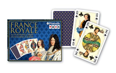 PIATNIK Coffret de 2 x 55 cartes : France royale