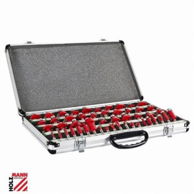 HOLZHER Coffret de 50 fraises HOLZMANN pour d&eacute;fonceuse - OFS50