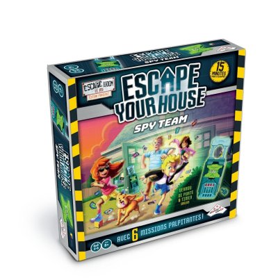 RIVIERA GAMES Coffret de 6 jeux  Escape room Escape your house 