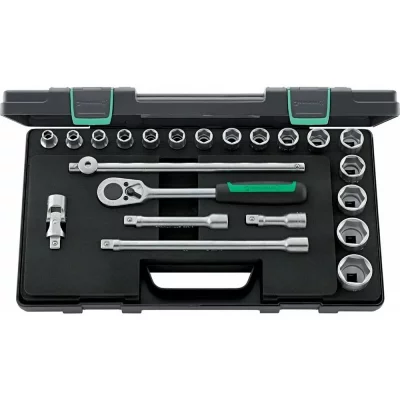 STAHLWILLE Coffret de douilles 1/2"" 22 pi&egrave;ces 52/16/6 KN
