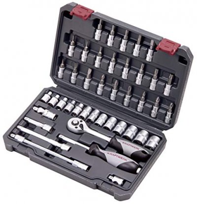 KRAFTWERK Coffret de douilles Basic Line 1/4 - 42 pi&egrave;ces - 204.101.000